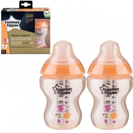 CTN BTL 260ML ORANGE 2P